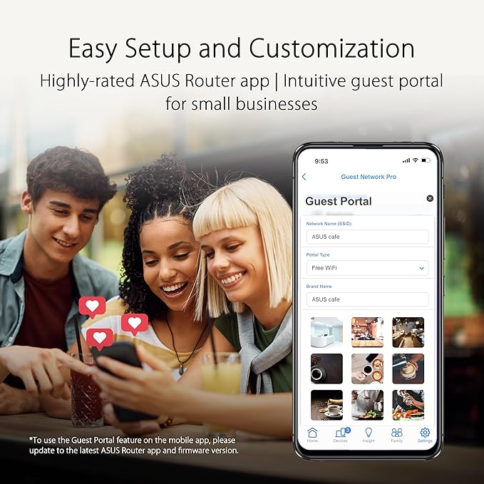 ASUS RT-AX57 GO -AX3000 Dual Band WiFi 6 Portable Travel Router, 4G/5G tethering, Public WiFi (WISP) Mode, Advance Network Security, VPN, AiMesh, Guest Portal, RV/Cruise/Mobile, USB-C Powered.