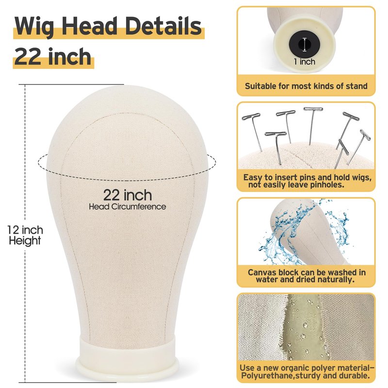 Klvied Wig Mannequin Stand with Head for Desktop,Rose Golden