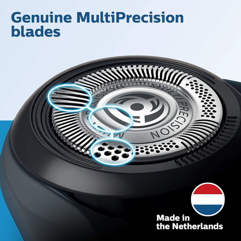 Philips Norelco Shaving Heads - Compatible Replacement for Series 5000 & 6000 | Self-Sharpening, 3-Pack