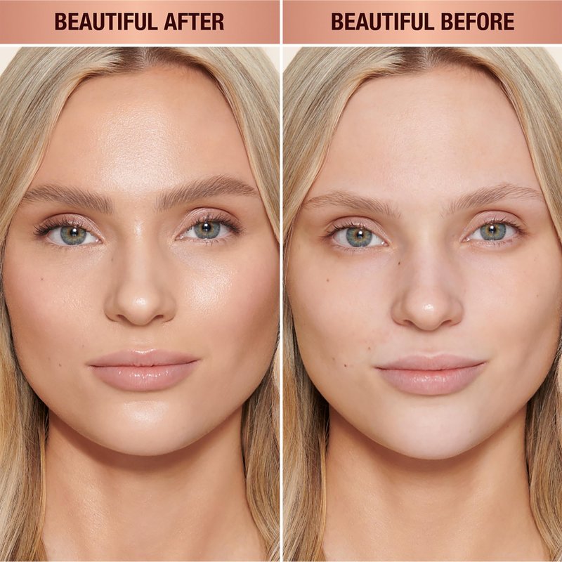 Charlotte Tilbury Unisex Healthy Glow Skin Tint - Hydrating Tinted Moisturizer Enriched with Bronzing Tan Pigments for a Natural-Looking Tan & Glowy Skin