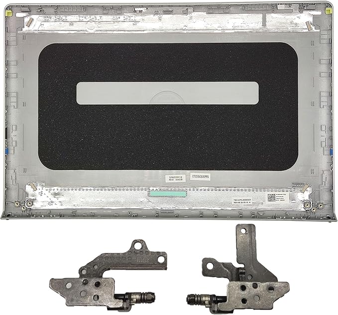 Jxjslp Replacement LCD Back Cover Rear Top Lid with Hinges for DELL Inspiron 15 3510 3511 3515 3520 3525 Series Laptop 0DDM9D DDM9D Silver
