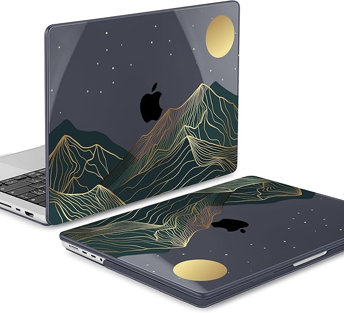 Mektron Case for 2026 M5 MacBook Pro 16 inch A3429 A3428 M4 A3403 A3186 M3 A2991 M2 A2780 M1 A2485 (2021-2025) Pro/Max with Liquid Retina XDR, Hard Shell Plastic Laptop Cover, Abstract Mountain C112