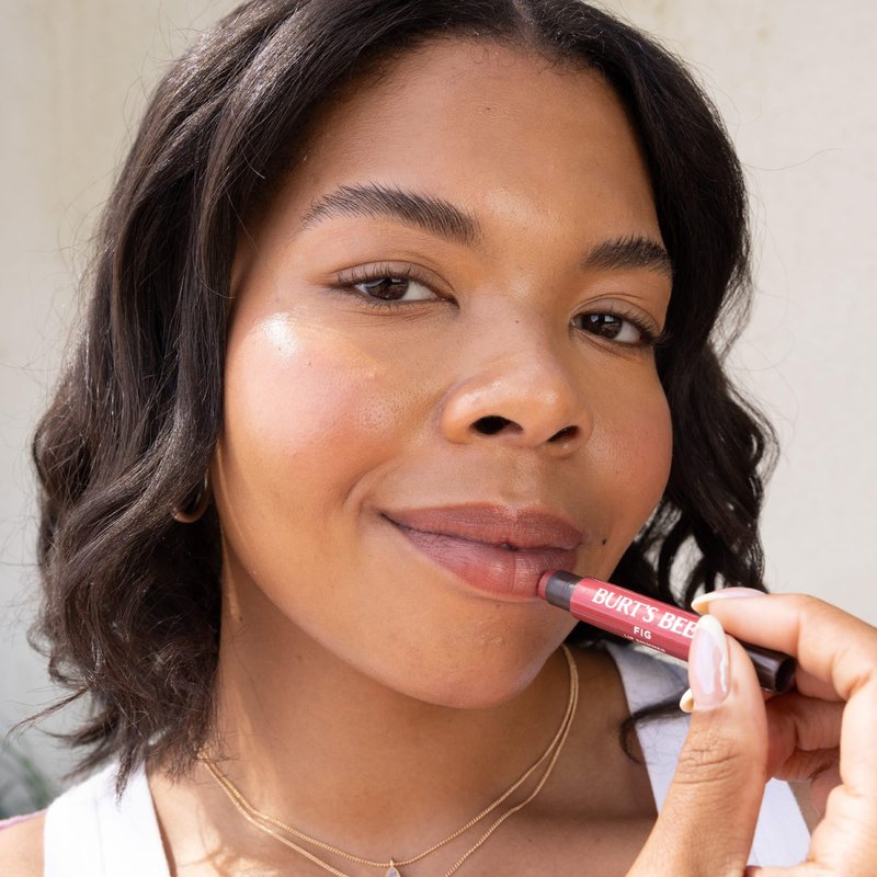 Burt's Bees Shimmer Lip Tint Set, Mothers Day Gifts, Tinted Lip Balm Stick, Moisturizing for All Day Hydration with Natural Origin Glowy Pigmented Finish & Buildable Color, Watermelon (4-Pack)