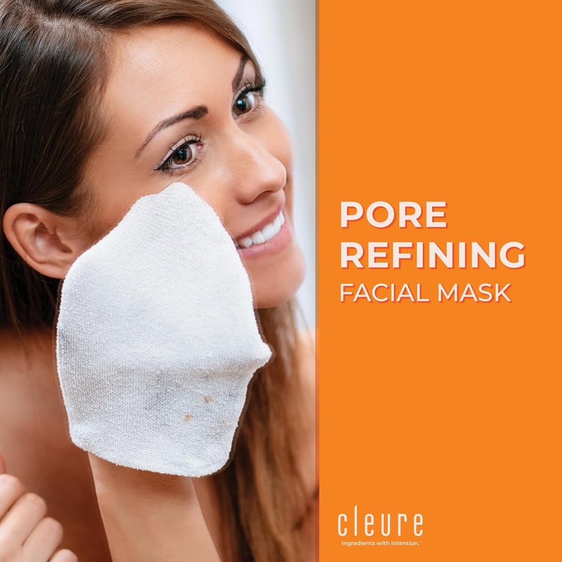 Cleure Pore Minimizing Face Mask - Kaolin Clay & Shea Butter for Oily, Sensitive Skin | 4 oz