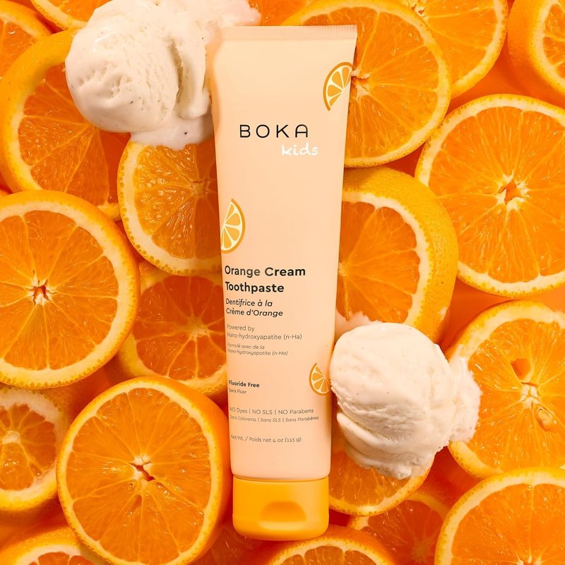 Fluoride-Free Nano Hydroxyapatite Toothpaste - Orange Cream Flavor | 4 oz, 3-Pack