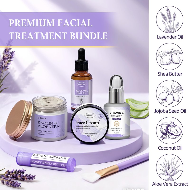EIRNAY Mothers Day Gifts for Women, Spa Gifts Basket for Women, 21pcs Lavender Bath and Body Gift Basket, Self Care Gifts, Facial Skin Care Set, Birthday Gifts for Mom, Wife, Girlfriend, Sister