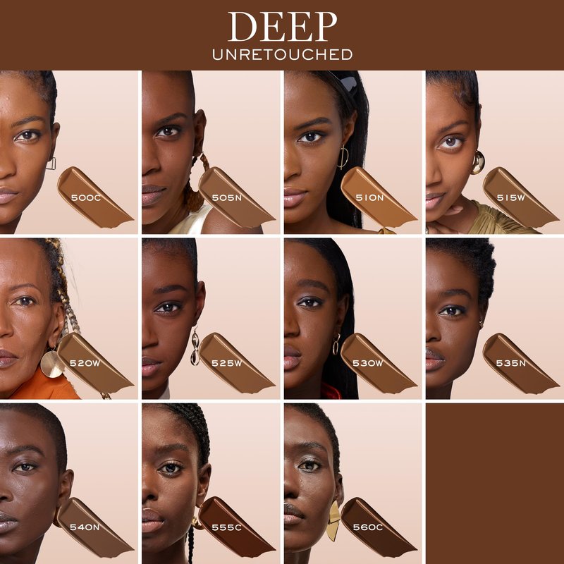 Lancôme Teint Idole Ultra Wear Natural Matte Foundation- Longwear, Medium-Full Coverage, Natural Finish, Waterproof & Hydrating - 505N (Deep Skin with Neutral/Deep Peachy Undertones), 1 Fl Oz