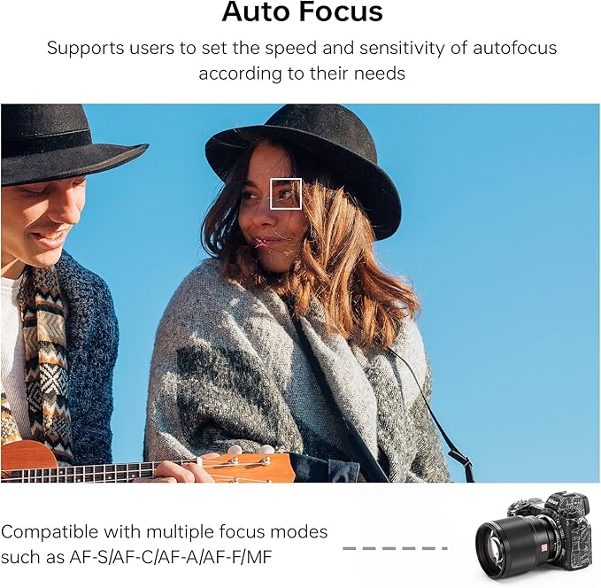 VILTROX E-Z Lens Adapter Auto Focus Adapter Compatible with Sony E-Mount Lens to Mirrorless Nikon Z-Mount Cameras Z5 Z50 Z6 Z6II Z7 Z7II Zfc