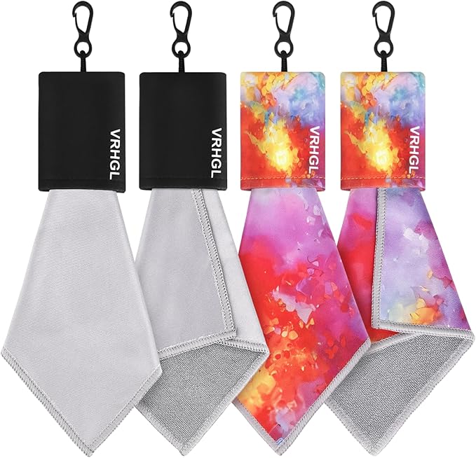 2 Sided Glasses Cleaner & Polishing Cloths,Portable Microfiber Glasses Cleaning Cloth Keychain, Eye Glass Cleaning Cloths with Pouch for Glasses Lenses Screens Cameras iPad iPhone, Mixcolor,4X 6-Inch