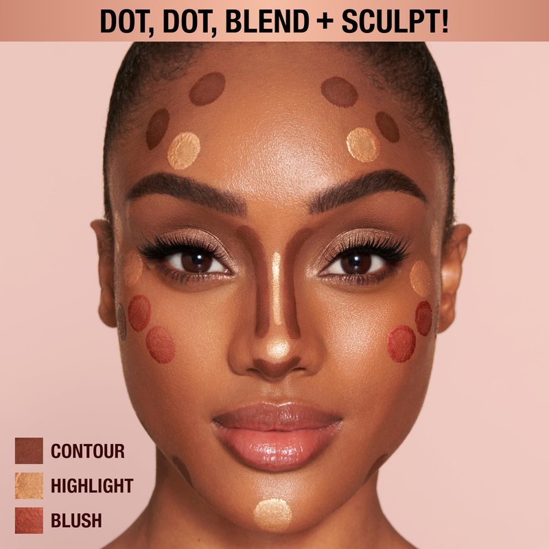Charlotte Tilbury Glowgasm Beauty Light Wand Liquid Highlighter Makeup - Soft-Focus Pink Highlighter & Blush for Cheeks - Pearlescent, Weightless Radiant Finish - Goldgasm