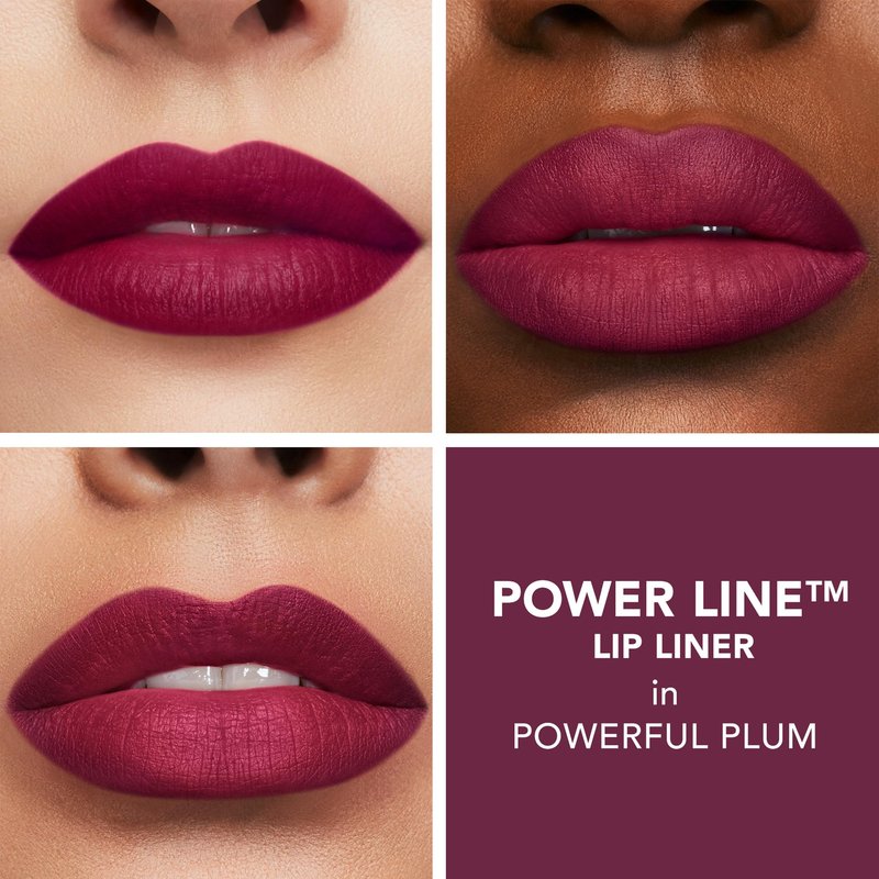 BUXOM Power Line Plumping Lip Liner, Powerful Plum