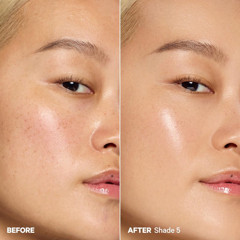 Milk Makeup Hydro Grip Hydrating Gel Skin Tint – 12HR Lightweight Buildable Coverage with Hyaluronic Acid for Natural Dewy Finish – Non-Comedogenic – 5 Light w/Neutral Undertones, 1oz