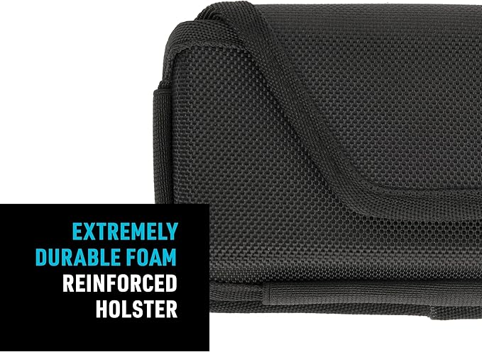 Nite Ize Clip Case Hardshell Universal Rugged Holster - Belt Clip Phone Case for Easy Access - Heavy Duty & Protective - Multi-Purpose - Durable Design - Hardshell Horizontal, XL