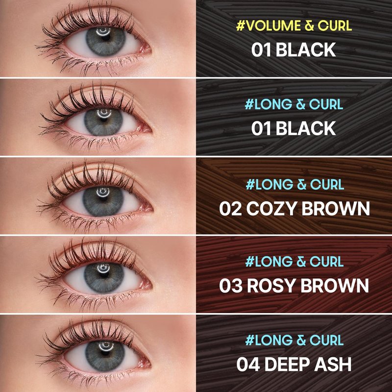 Perfect Setting Waterproof Mascara - Volumizing Black Formula for Thicker, Curling Lashes | 0.24 fl. oz.