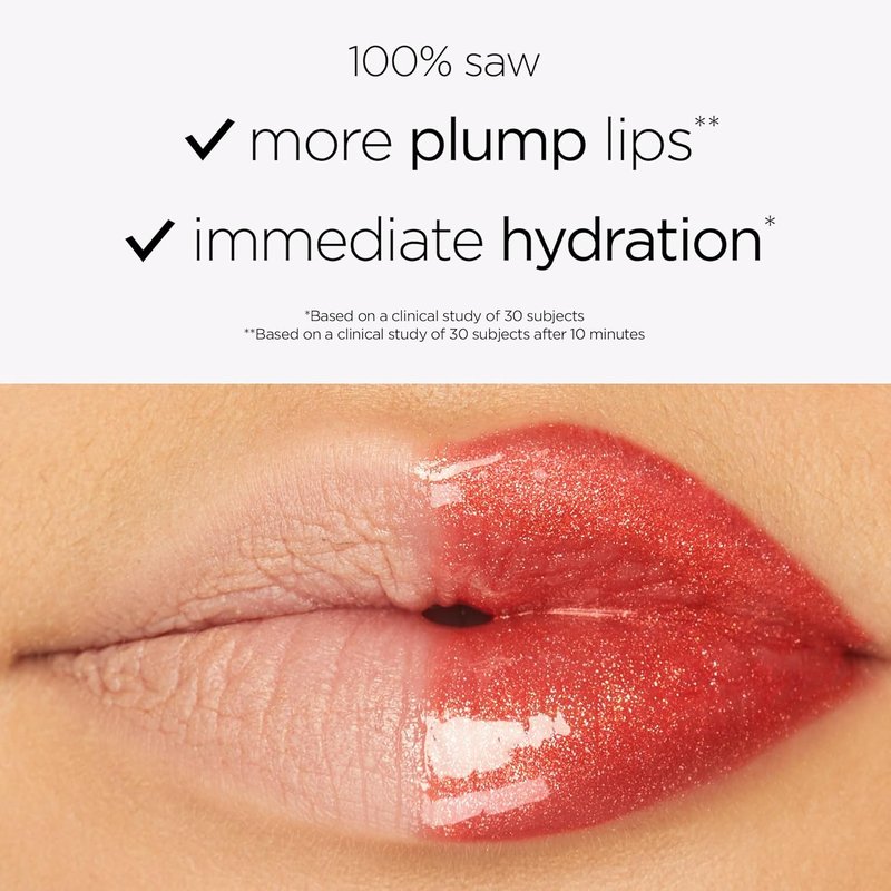 Tarte Maracuja Juicy Shimmer Lip Plump - Hydrating & Volumizing Gloss Balm with Hyaluronic Acid | Vegan & Cruelty-Free