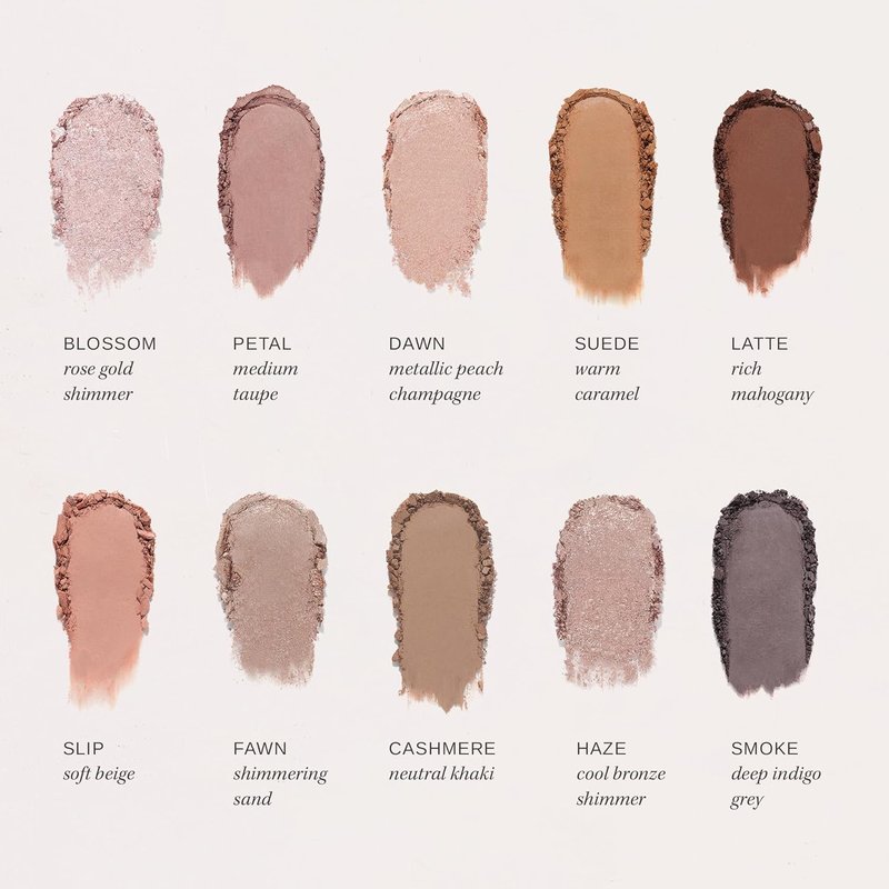 Wander Beauty Neutral Eyeshadow Palette - 10 Versatile Shades for Everyday Makeup | Matte & Shimmer Finish, Travel-Friendly