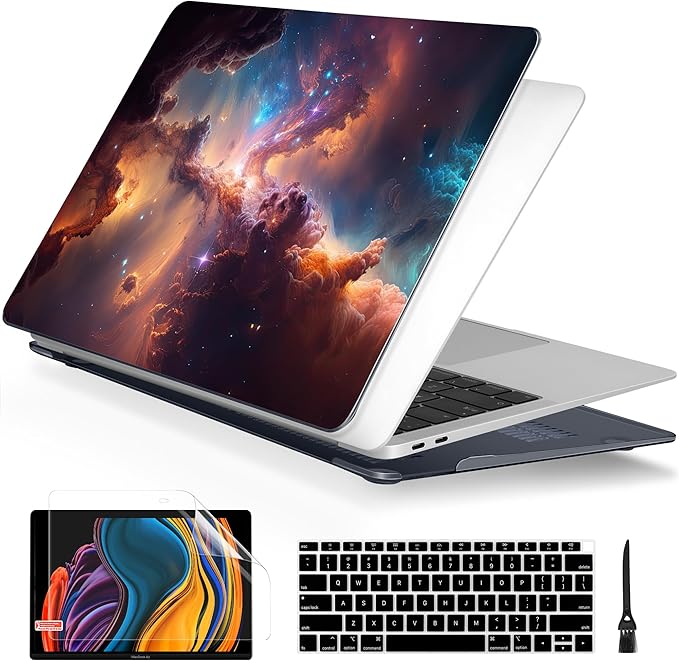Batianda LumiArt Case for MacBook Air 13" M1 Chip, Nebula
