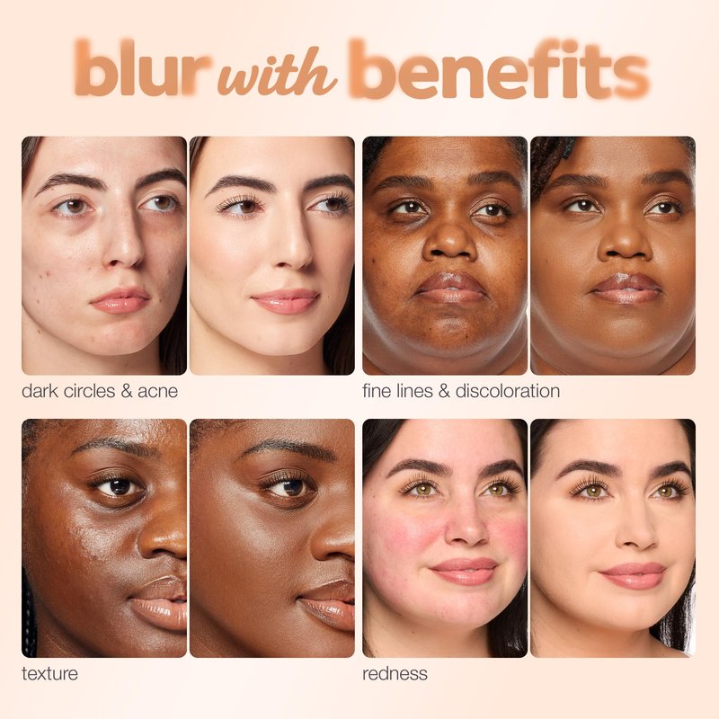 tarte BB blur tinted moisturizer Broad Spectrum SPF 30 – Medium Buildable Coverage with Natural Lightweight Matte Finish, Vegan & Cruelty-Free, full size, tan-deep