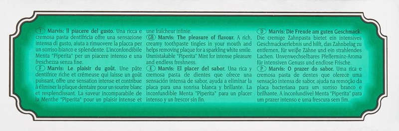 Marvis Classic Strong Mint Toothpaste - Fresh Breath & Whitening | 3.8 oz Tube