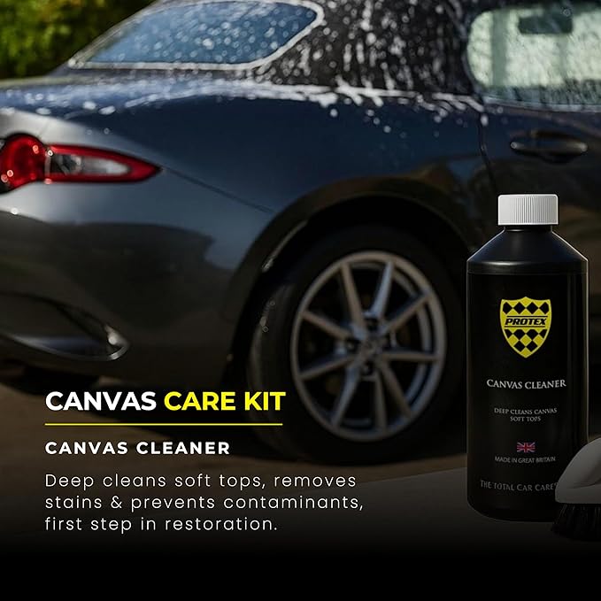 PROTEX Convertible Soft Top Care Kit with Canvas Cleaner & Waterproofer - 500ml, THE COMPLETE CARE KIT