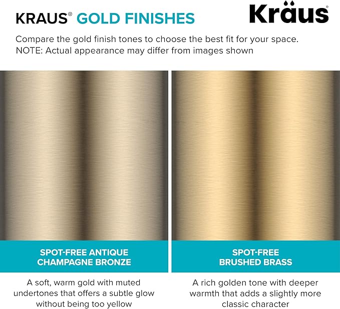 KRAUS Indy Bathroom Faucet in Spot-Free Brushed Brass with Single Handle, Pop Up Drain and Supply Lines, KBF-1411SFBB