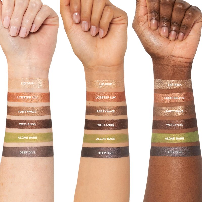 Freck Beauty SHADOW SLIDE Long Wear H2O Shadow Stick | Creamy, Waterproof Eyeshadow Crayon, Highly Pigmented, Smudge-Resistant, Easy Glide for All-Day Wear | Deep Dive (Cool Toned Gunmetal)
