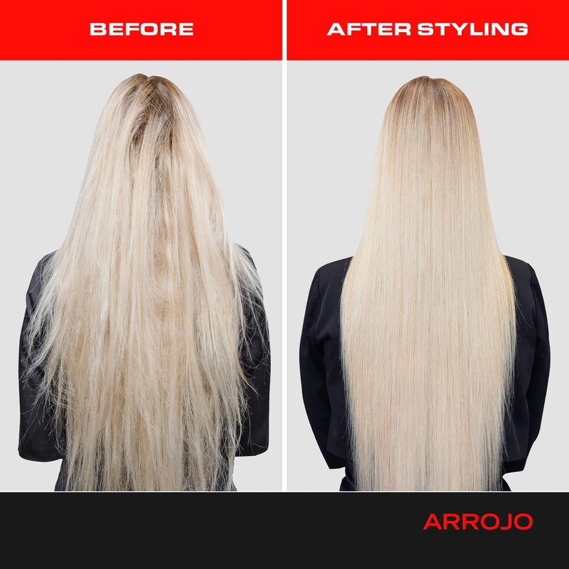 Arrojo Elixer Defrizzing Curl Gel, 6 fl oz – Color-Safe, Protein-Rich Straight & Curly Hair Gel with Gensing - Paraben-Free & Sulfate Free & Cruelty-Free Oil for Shiny, Freeze-Free Hair