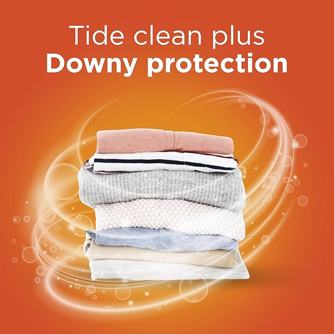 Tide PODS with Downy, Liquid Laundry Detergent Pacs, April Fresh, 85 count
