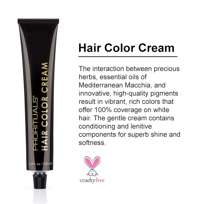 Prorituals Hair Color Cream - Platinum Ash Pearl Blonde | Long-Lasting Vibrant Color