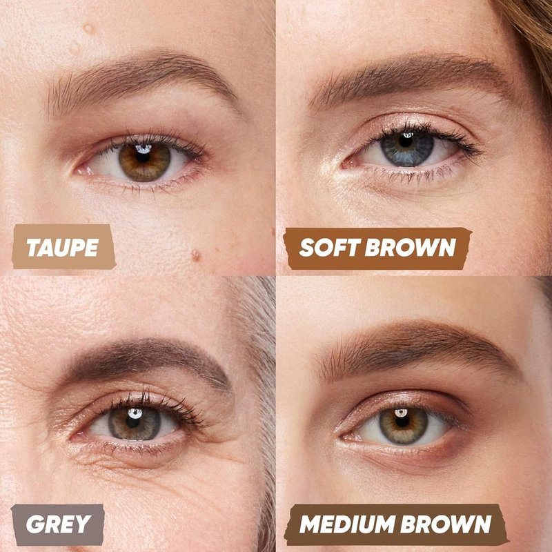 Kosas Eyebrow Pencil - Long-Lasting Brow Pop with Spoolie | Grey Shade