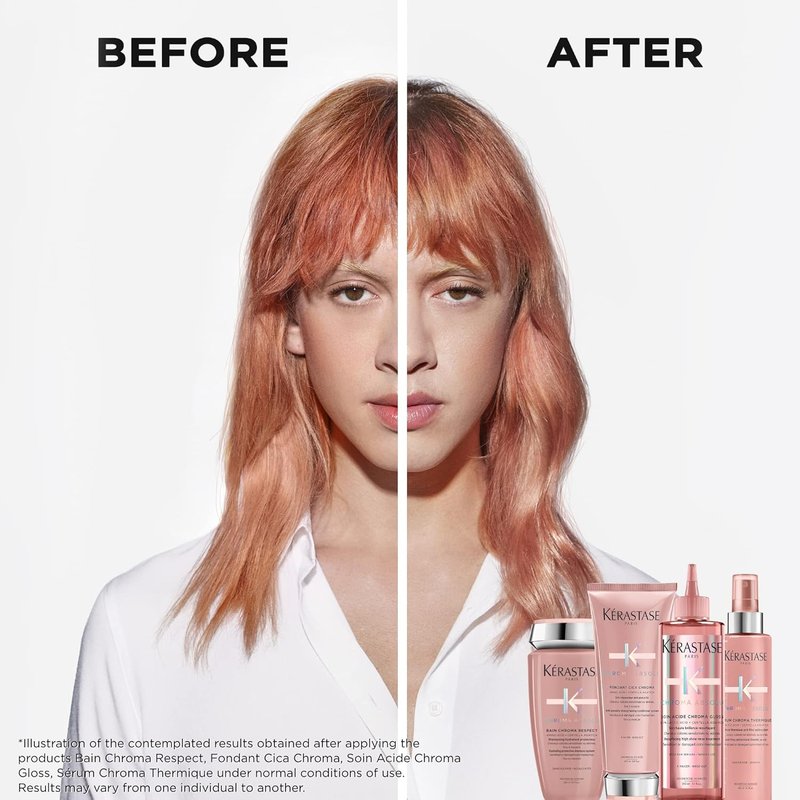 Kerastase Chroma Absolu Shampoo - Nourishing Formula for Damaged Color-Treated Hair | Medium to Thick Hair with Lactic Acid