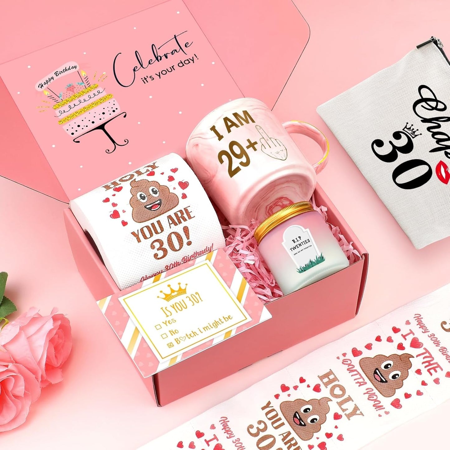 Regine Switzerland 30th Birthday Gifts for Women | Funny Coffee Mug & Makeup Bag Set - Perfect for Her