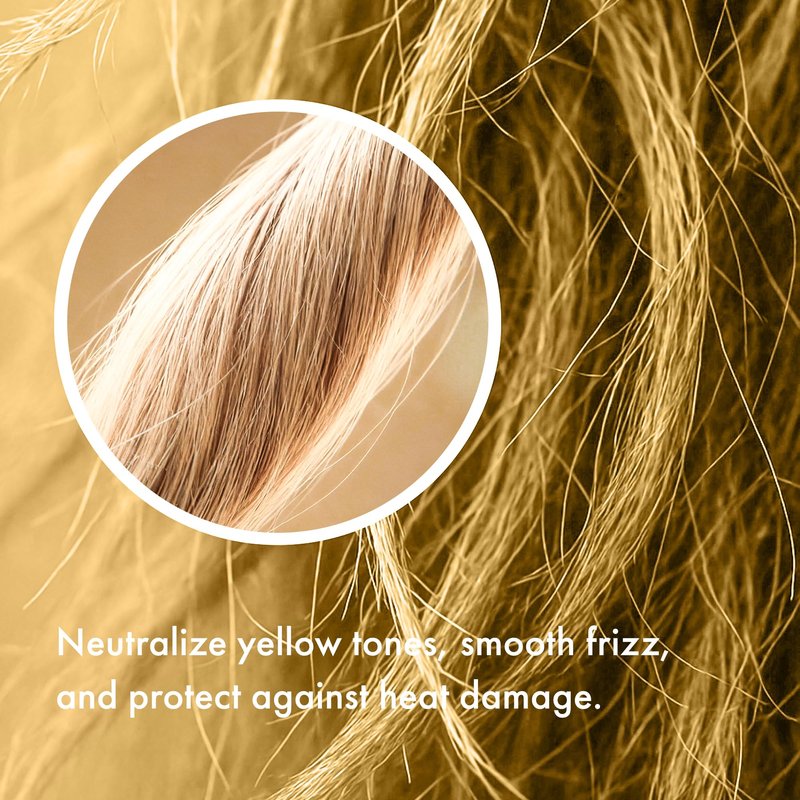 ALFHEIM Lavender+ Purple Leave-In Spray for Blonde, Silver & Color-Treated Hair – Anti-Brass Toning, Detangling & Heat Protection – with Quinoa Extract & Vitamin E – Sulfate Free – 5.4 oz / 160 ml