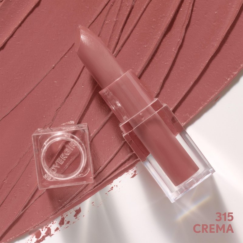 CoverGirl Clean Lip Color, Crema, Satin Finish, Squalane, Avocado & Aloe, Carmine-Free, Non-Drying, 0.12oz