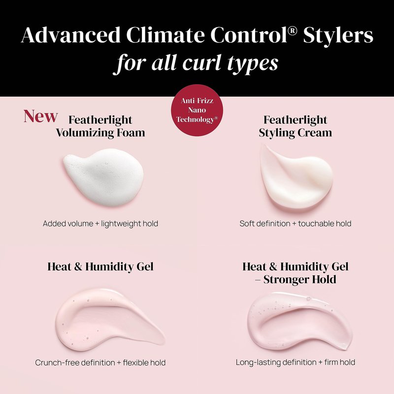 Ouidad Advanced Climate Control Heat & Humidity Gel - 8.5 fl oz, Anti-Frizz Nano Technology, Locks Out Humidity, Crunch-Free Styling Gel for Curly Hair, For All Curl Types