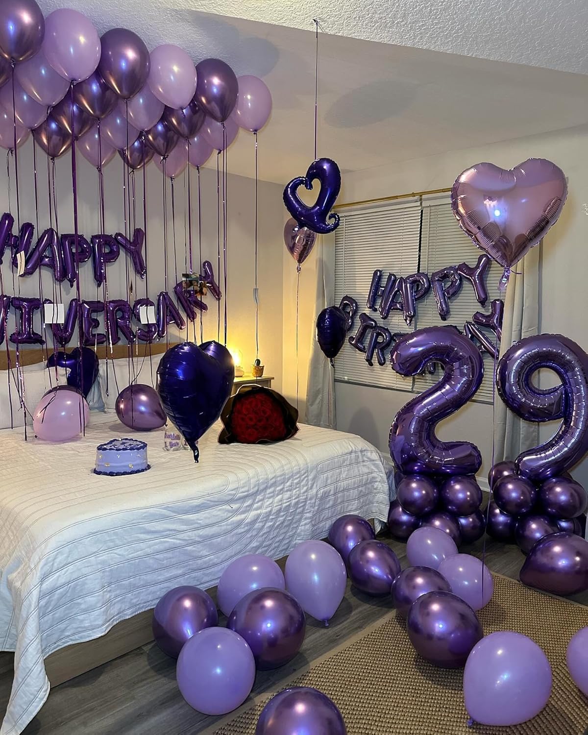 Purple Number Balloon - 40 Inch 0 Balloon | Perfect Birthday Decorations for Girls and Women