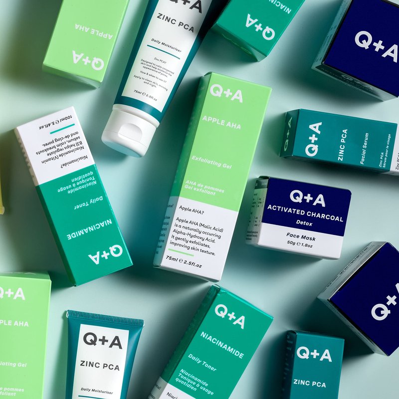 Q+A Zinc PCA Daily Moisturizer (75ml), Hydrating Moisturizer Face Cream for Oily and Blemish-Prone Skin, with Niacinamide and Ginseng, Oil Control and Pore Minimising, Fragrance Free Skincare