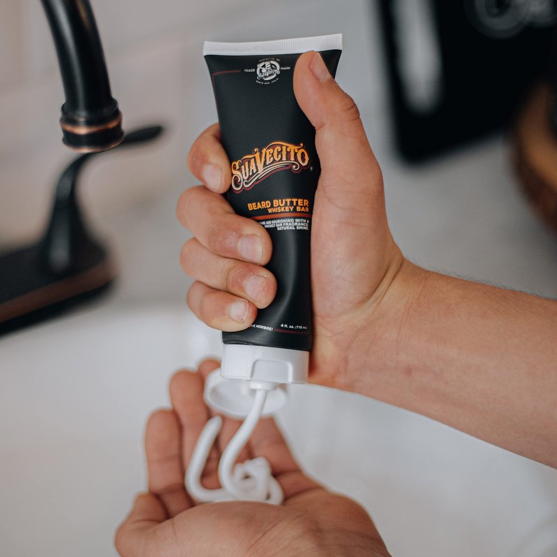 Suavecito Beard Butter - Whiskey Bar for Men - 4 oz Cream