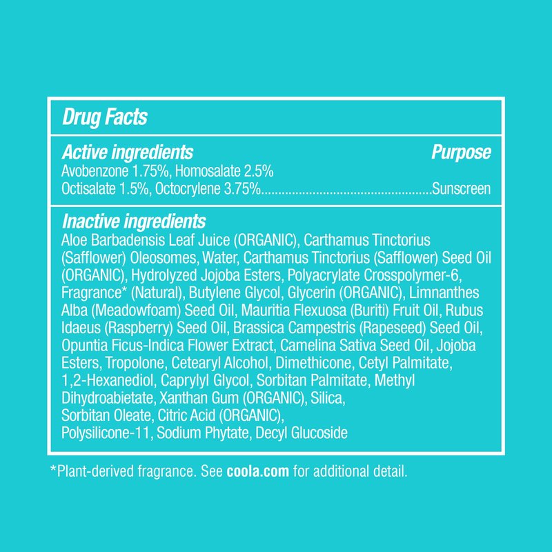 COOLA Organic Sunscreen SPF 30 Sunblock Body Lotion, Dermatologist Tested Skin Care for Daily Protection, Vegan and Gluten Free, Piña Colada, 5 Fl Oz