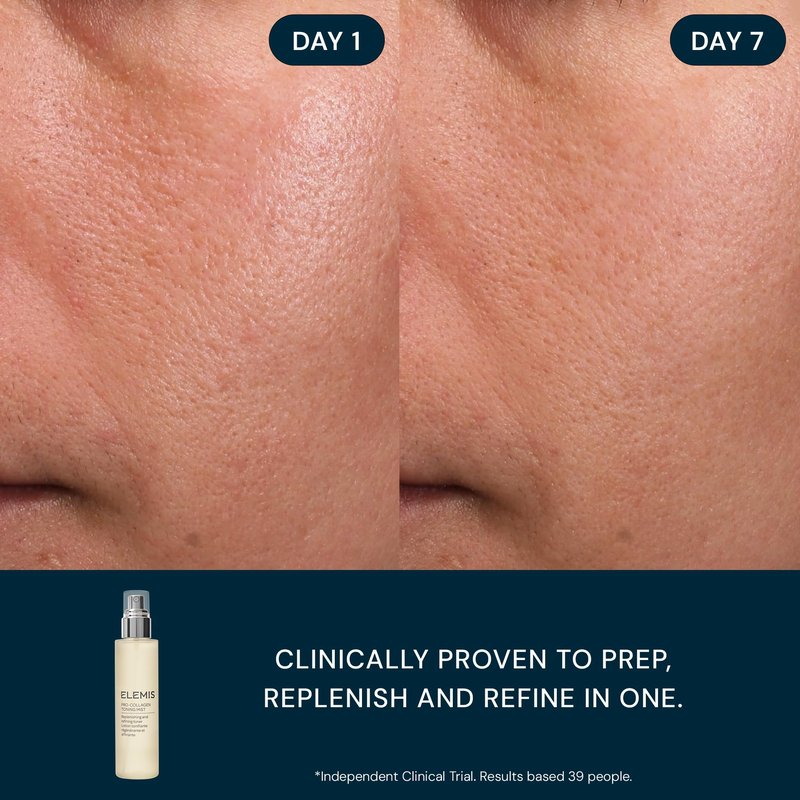 ELEMIS Pro-Collagen Toning Mist 150ml, Hydrating PHA Facial Mist to Refine Pores & Smooth Skin