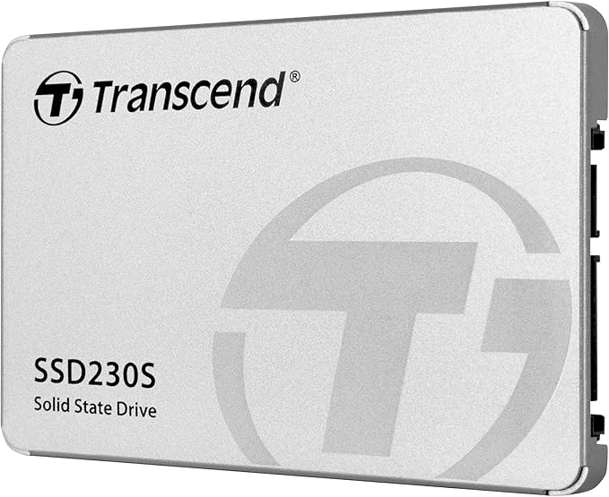 Transcend SSD230 512GB 2.5" SATA III 6Gb/s Internal SSD with DRAM, Up to 560MB/s, for PS4/ PCs/Laptops, Desktops/Notebooks, 3D TLC Internal Solid State Drive with SLC Cache, RAID Engine, LDPC Coding