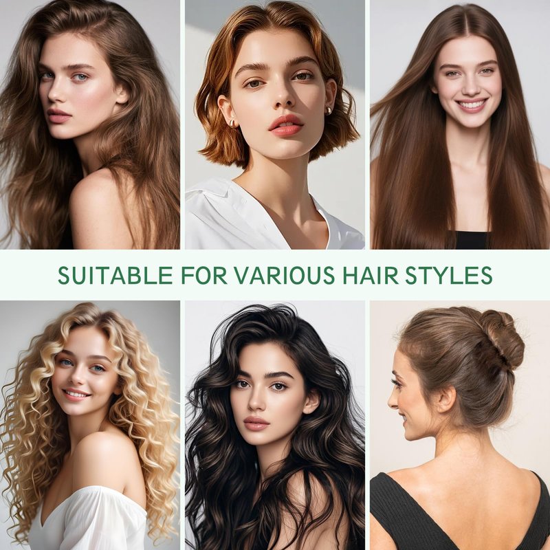 Slick Back Hair Brush, Professional Edge Control Brush, Middle Softness Boar Bristle Wooden Handle Hairbrush Smoothing Frizz & Flyaways, Natural Wood Comb for Thin and Fine Hair (Green)