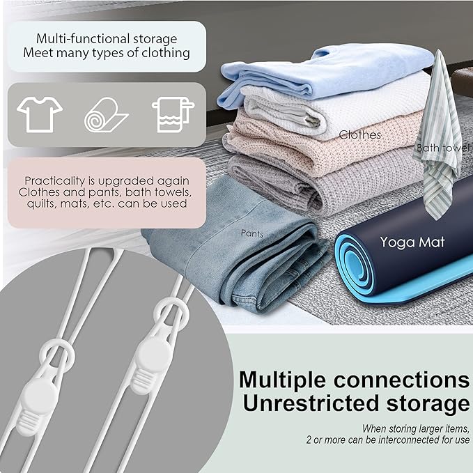Nearockle 16Pcs Silicone Cable Ties Cord Organizer for Bundling Earphone, Phone Charger, Computer Cords, Reusable Wire Cable Management in Home,Office,Kitchen,School,Travel (White)