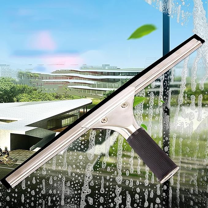 Extendable Window Cleaning Brush Kit - 3.6M to 11M Telescopic Pole, Water Fed Brush for High Rise Roof Cleaning, Complete Window Cleaning Equipment with 20M Water Supply