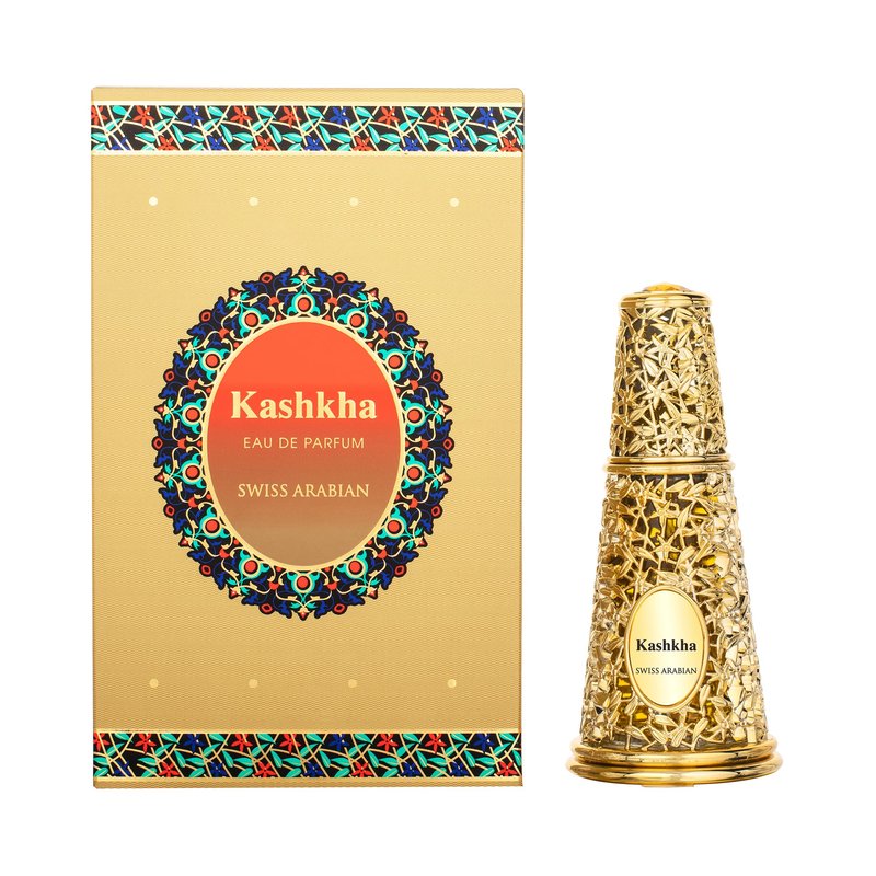 Swiss Arabian Kashkha - Luxury Products From Dubai - Long Lasting And Addictive Personal Perfume Oil Fragrance - A Seductive Signature Aroma - 0.6 Oz