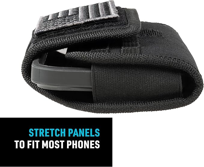Nite Ize Clip Case Horizontal Universal Phone Holster - XXL - USA Patch