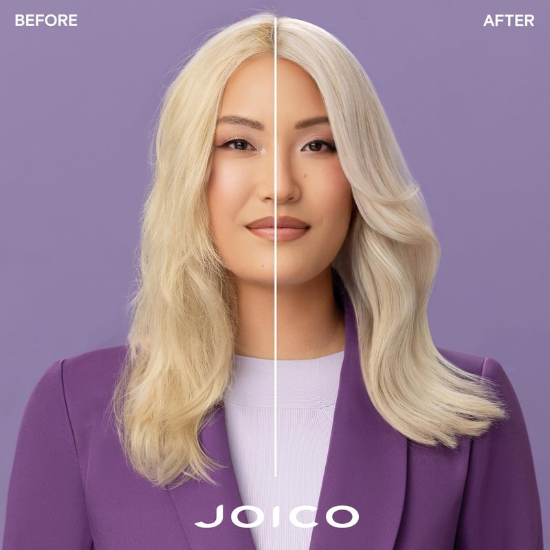 Joico Blonde Life Color Enhancing Masque | For Blonde Hair | Color Depositing Treatment | Maintain Unique Blonde Tones | Fortified With Monoi & Tamanu Oil | Violet | 5.1 Fl Oz
