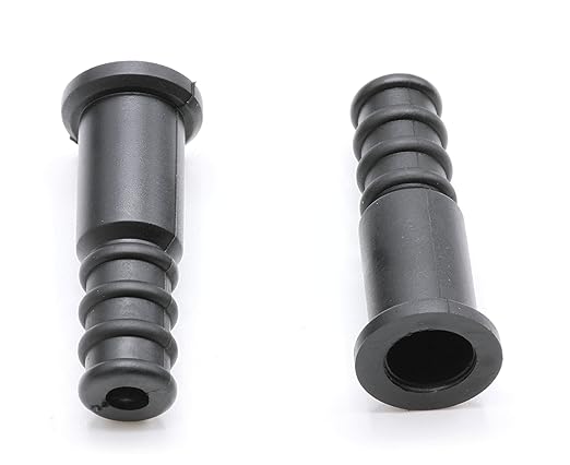 THE CIMPLE CO Coaxial Cable Weather Boot for RG6 Connectors, RG59 Ends - Coaxial Boots with Weathertight Seal - Black, 50 Pack