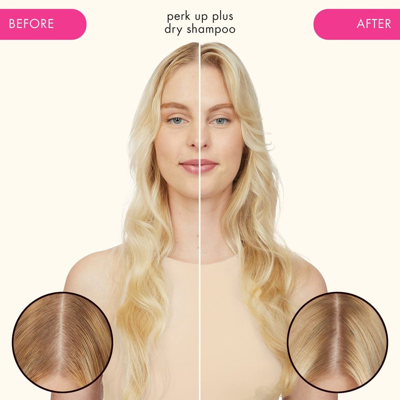 amika perk up plus extended clean dry shampoo, 5.3oz | revitalizes roots + boosts time between washes with no residue or build up | for all hair types