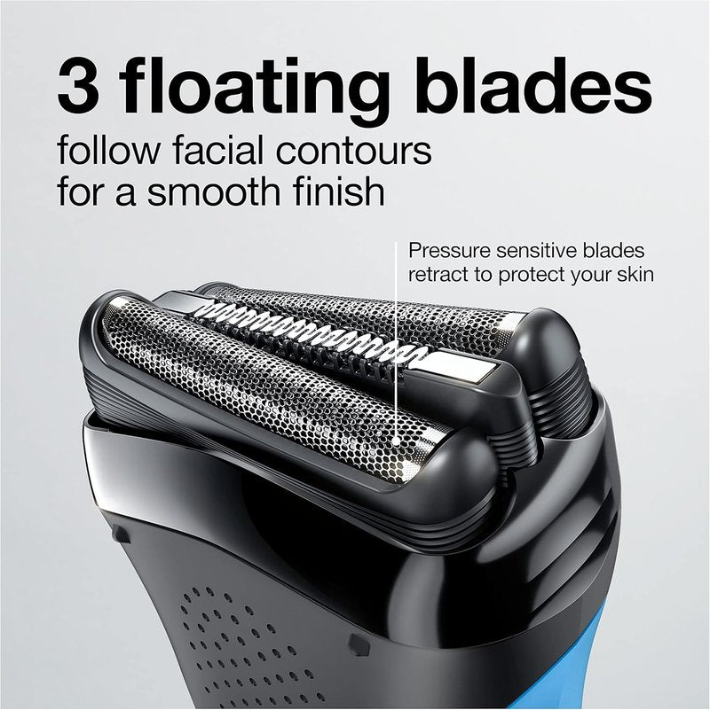 Braun Electric Razor - Series 3 310s Rechargeable Foil Shaver | Wet & Dry Use